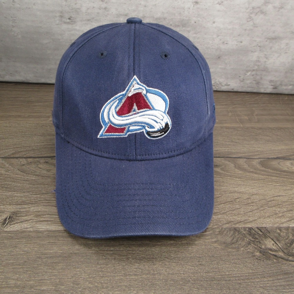 Colorado Avalanche Hat Cap Fitted Mens One Size Blue NHL Hockey Reebok Logo